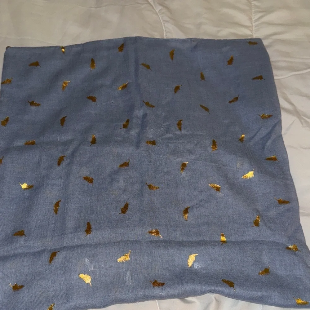 Blue and Gold Women's Scarf